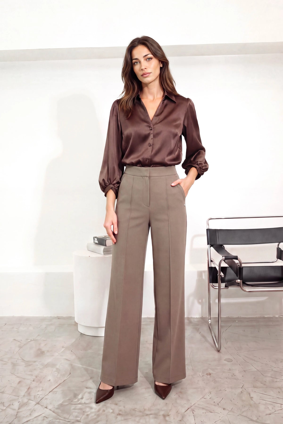 Blusa Emily - Marrón