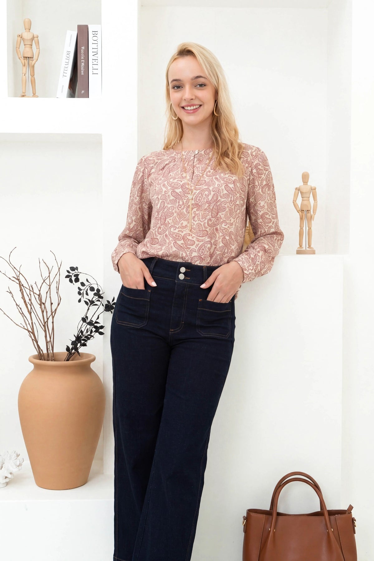 Blusa Eli - ARENA/ROSADO