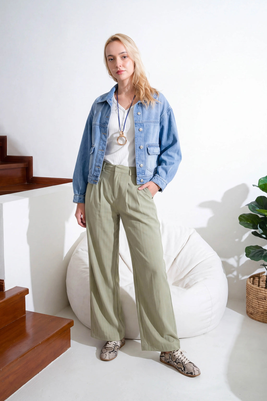Cazadora Brunela - Light Blue