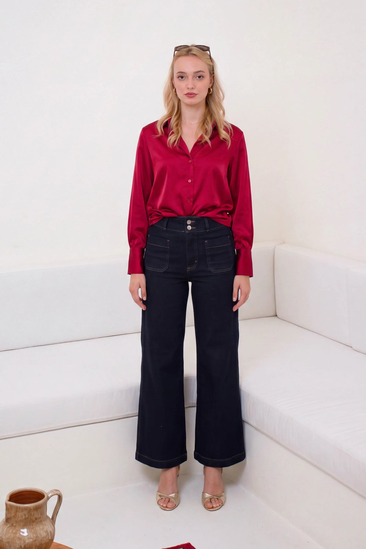 Camisa Sophia - Vino