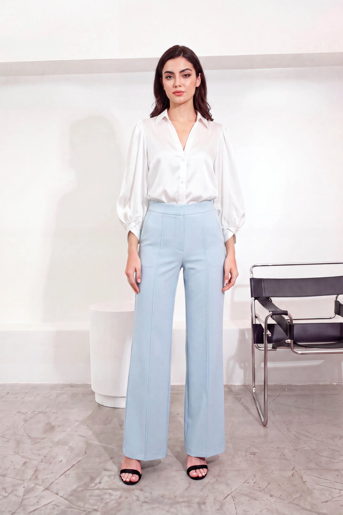 Pantalón Margot - Celeste
