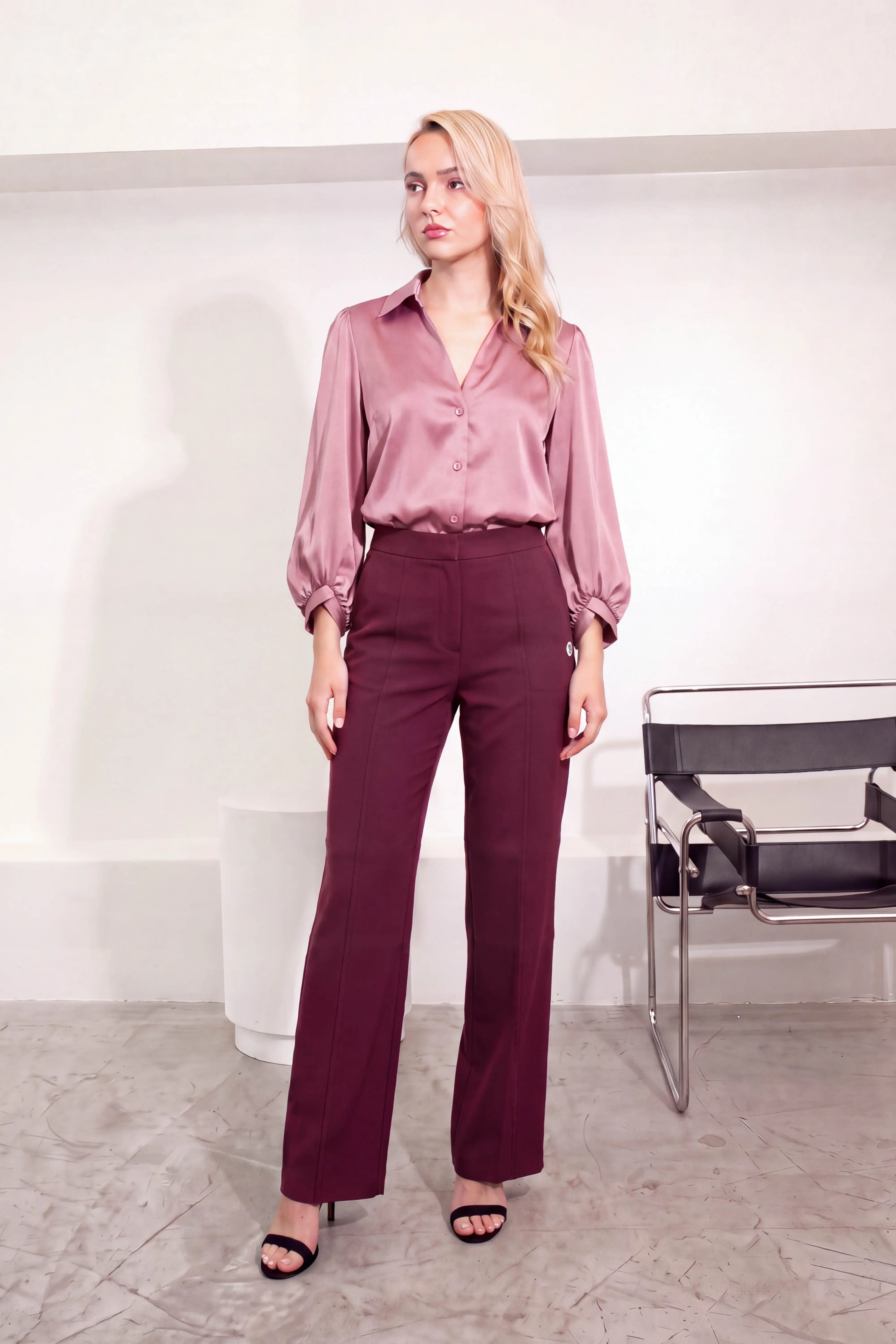 Pantalón Margot - Guinda
