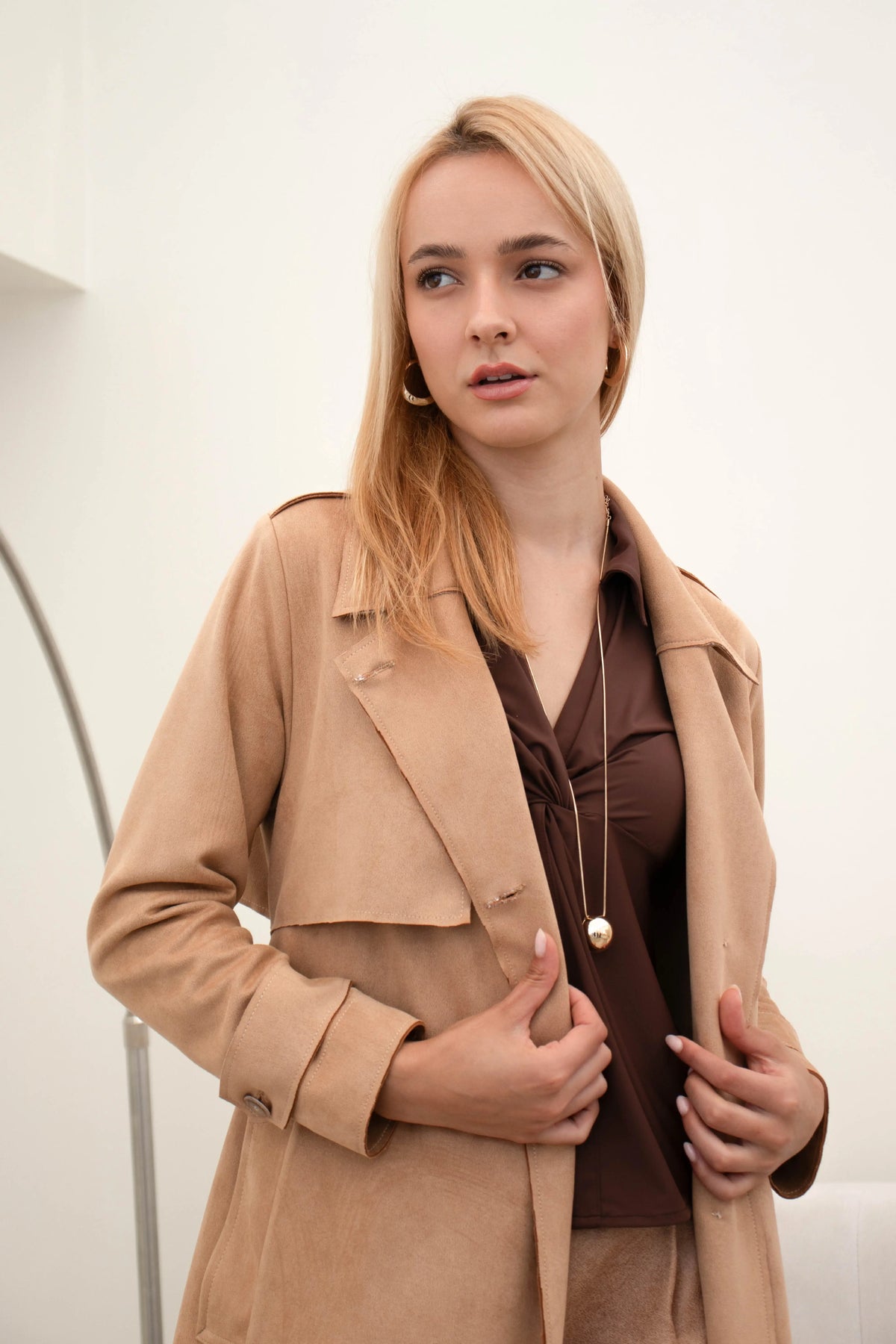Gabardina Victoria - Camell