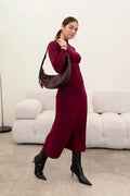 Vestido Brissa - Guinda