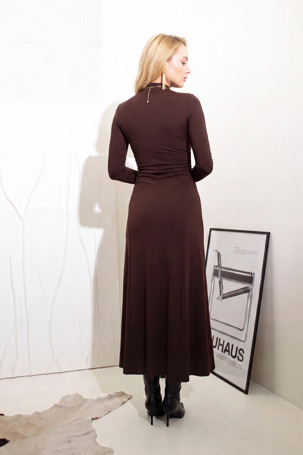 Vestido Brissa - Marrón