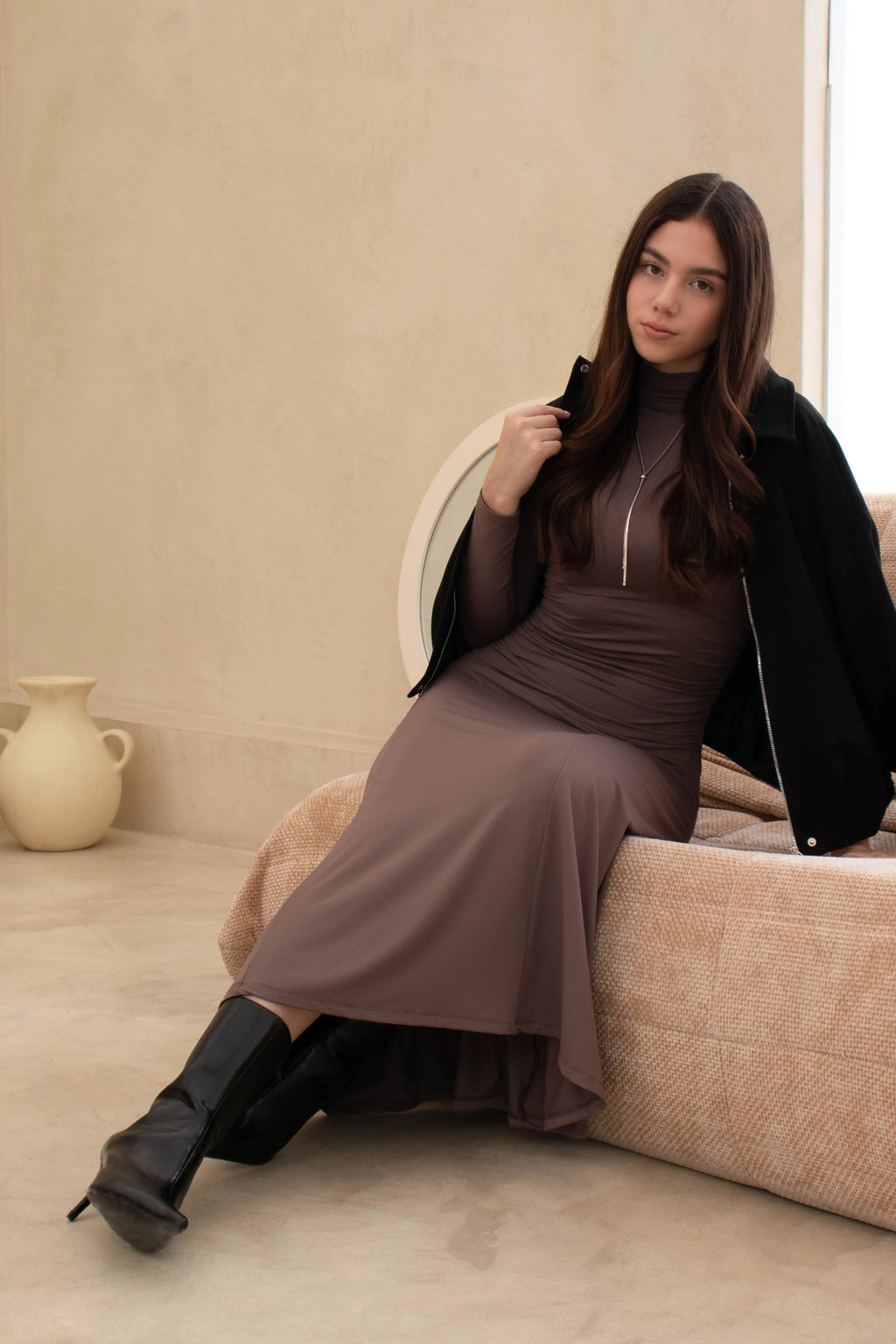 Vestido Brissa - Plata